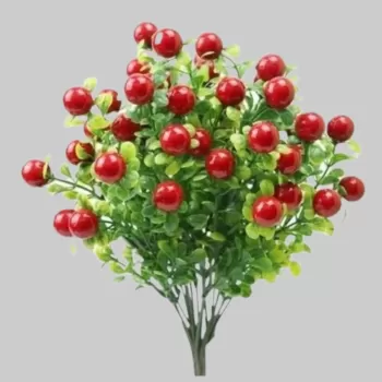 گل مصنوعی بوته گیلاسی لوکس (عمده) ۳۸